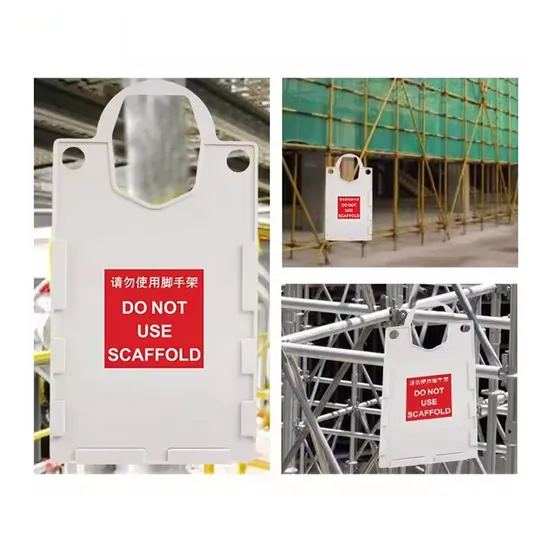 High Quality ABS Lockout Tag Holder Scaffolding Warning Tags