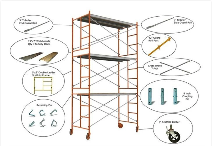 Steel Ladder H Frame Scaffolding System Mason Frames Shoring Scaffold Frame