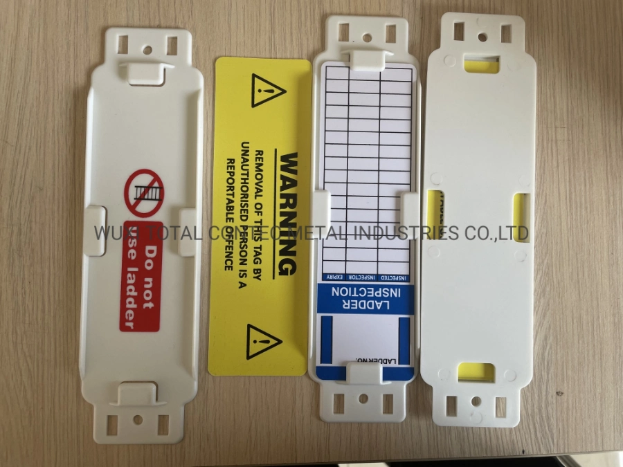 Scaffolding Parts Warning Inspection Card and Holder Kits Plastic Safety Scaffold Tag for Construction