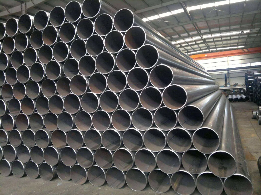 API Gas Line SSAW/LSAW Tubular Pile/Ms Mild Casing Carbon Steel Pipe with Galvanized Coated/Polyethylene for Construction