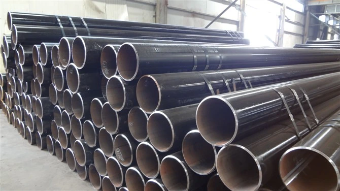API Gas Line SSAW/LSAW Tubular Pile/Ms Mild Casing Carbon Steel Pipe with Galvanized Coated/Polyethylene for Construction