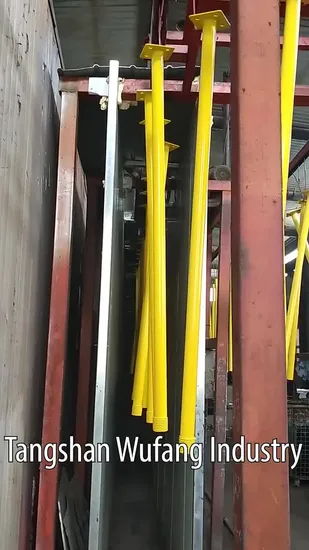 Painted Galvanised Formwork Deck Support Telescopicos Puntales Metalicos Scaffold Shoring Prop Adjustable Props Jack Scaffolding Steel Props 