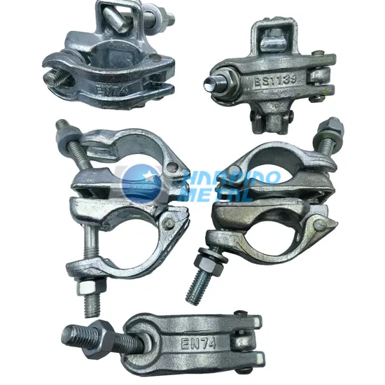 Hanpiao Steel Scaffolding Electro Galvanized Forged Fix Clamp Coupler 