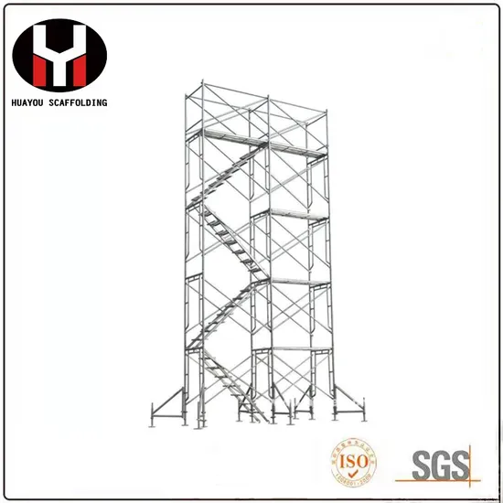 Steel Safway Italian Type Facade Scaffold Mason Walk Thru Scaffolding Frames for Sale 