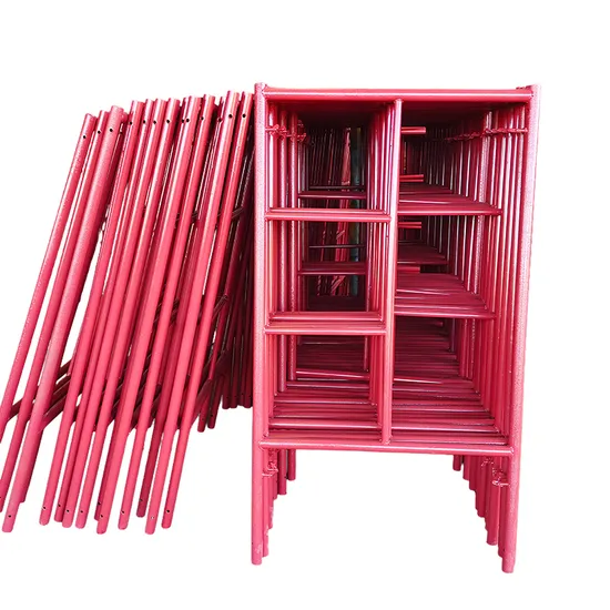 Building Material Flip Pin Ladder Scaffold Manson Frame Scaffolding a Type Walkthrough Scaffolding Frame H for Construction Catwalk Layher Scaffolding Foldable 