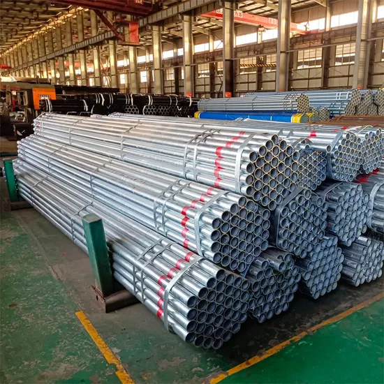 China Youfa Hot Dipped Carbon Welded ERW Steel Pipe Galvanized Tube in 