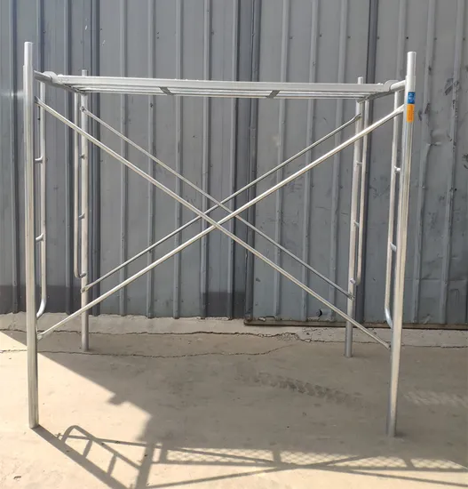 Galvanized Steel a Frame Scaffolding Main Frame Specifications 