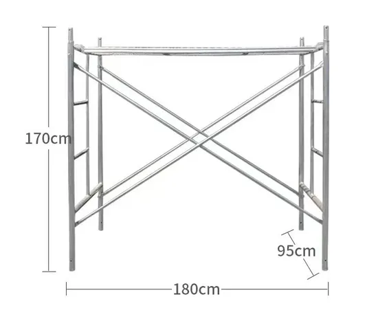 Walk Through Ladder Frame Metal H Frame Scaffolding for Sale 
