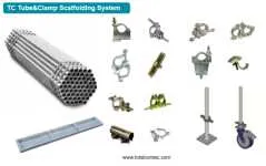 BS1139 Galvanized Q355 Q235 Scaffolding Tubes with Scaffolding Couplers 